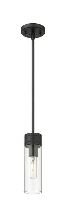 Innovations - 617-1S-BK-G617-8CL - One Light Mini Pendant - Downtown Urban - Matte Black