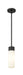 Innovations - 617-1S-BK-G617-8WH - One Light Mini Pendant - Downtown Urban - Matte Black