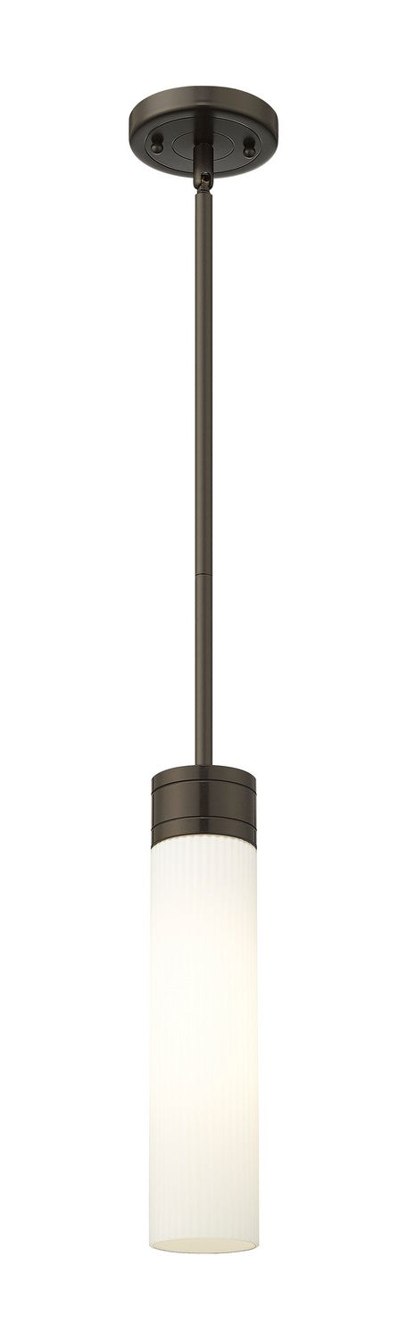 Innovations - 617-1S-OB-G617-11SWH - One Light Mini Pendant - Downtown Urban - Oil Rubbed Bronze