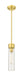 Innovations - 617-1S-SG-G617-11CL - One Light Mini Pendant - Downtown Urban - Satin Gold