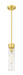 Innovations - 617-1S-SG-G617-11DE - One Light Mini Pendant - Downtown Urban - Satin Gold