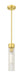 Innovations - 617-1S-SG-G617-11SCL - One Light Mini Pendant - Downtown Urban - Satin Gold