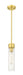 Innovations - 617-1S-SG-G617-11SDY - One Light Mini Pendant - Downtown Urban - Satin Gold