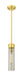 Innovations - 617-1S-SG-G617-11SM - One Light Mini Pendant - Downtown Urban - Satin Gold