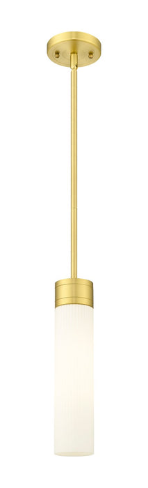 Innovations - 617-1S-SG-G617-11SWH - One Light Mini Pendant - Downtown Urban - Satin Gold