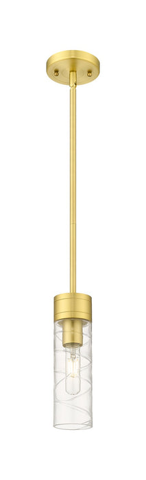 Innovations - 617-1S-SG-G617-8DE - One Light Mini Pendant - Downtown Urban - Satin Gold