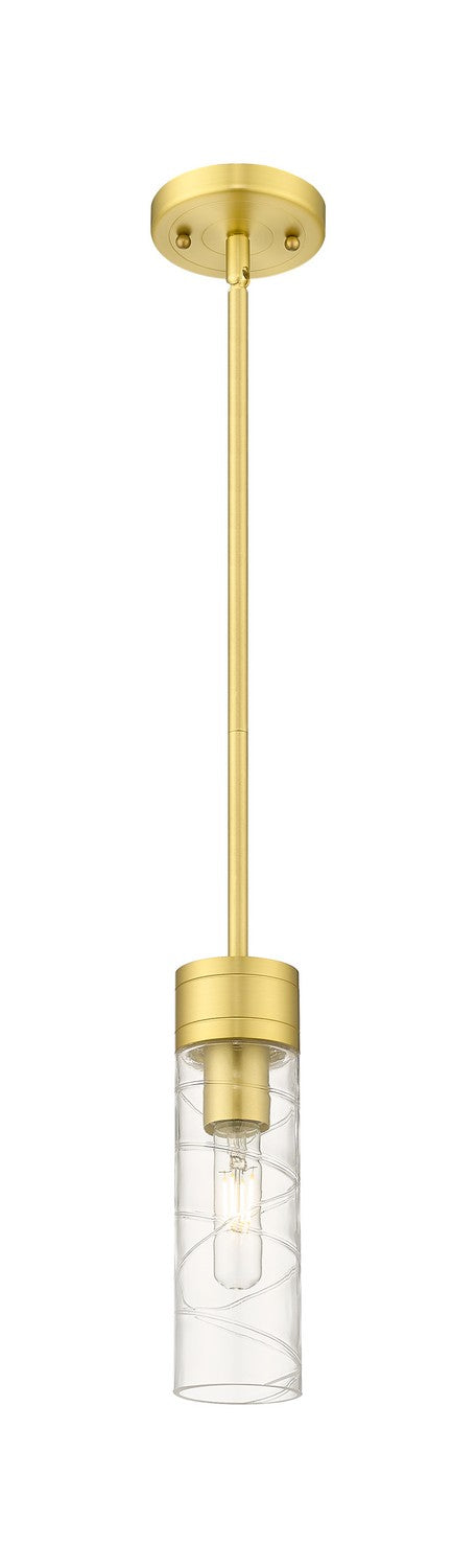 Innovations - 617-1S-SG-G617-8DE - One Light Mini Pendant - Downtown Urban - Satin Gold