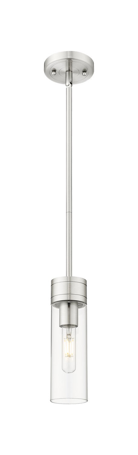 Innovations - 617-1S-SN-G617-8CL - One Light Mini Pendant - Downtown Urban - Satin Nickel