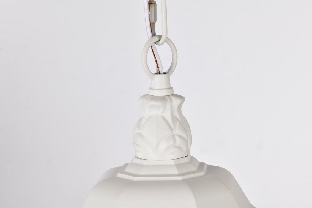 Nuvo Lighting - 60-894 - Three Light Hangng Lantern - Central Park - White