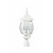 Nuvo Lighting - 60-897 - Three Light Post Lantern - Central Park - White
