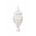 Nuvo Lighting - 60-897 - Three Light Post Lantern - Central Park - White