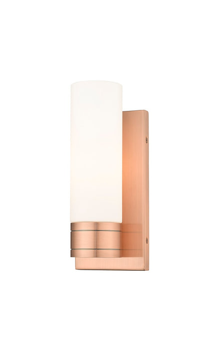 Innovations - 617-1W-AC-G617-8WH - One Light Wall Sconce - Downtown Urban - Antique Copper