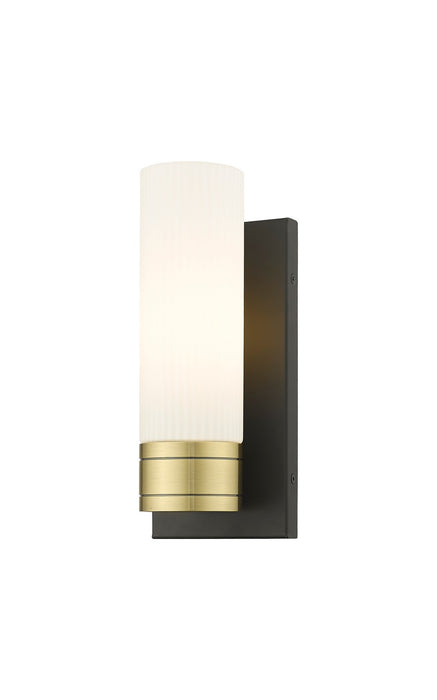 Innovations - 617-1W-BAB-G617-8SWH - One Light Wall Sconce - Downtown Urban - Black Antique Brass