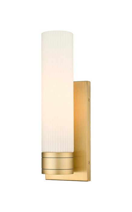 Innovations - 617-1W-BB-G617-11SWH - One Light Wall Sconce - Downtown Urban - Brushed Brass