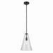 Kichler - 42199BKCS - One Light Pendant - Everly - Black