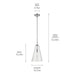 Kichler - 42199CH - One Light Pendant - Everly - Chrome