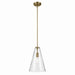 Kichler - 42199NBR - One Light Pendant - Everly - Natural Brass