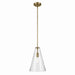 Kichler - 42199NBRCS - One Light Pendant - Everly - Natural Brass