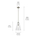 Kichler - 42199NI - One Light Pendant - Everly - Brushed Nickel