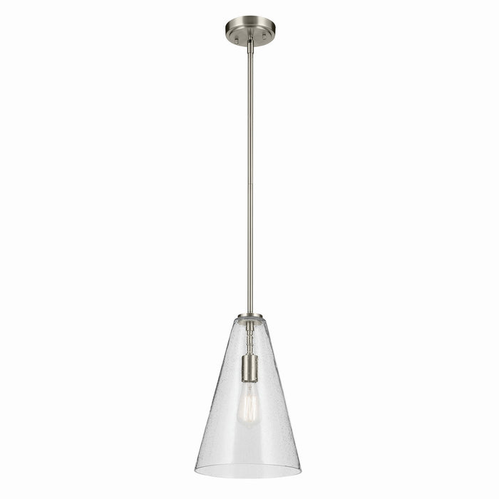 Kichler - 42199NICS - One Light Pendant - Everly - Brushed Nickel