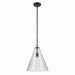 Kichler - 42200BKCS - One Light Pendant - Everly - Black