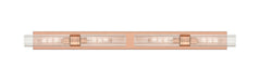 Innovations - 617L-4W-AC-G617-11SCL - Four Light Bath Vanity - Downtown Urban - Antique Copper