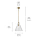Kichler - 42200NBR - One Light Pendant - Everly - Natural Brass