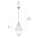 Kichler - 42200NBRCS - One Light Pendant - Everly - Natural Brass