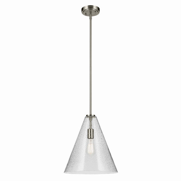 Kichler - 42200NICS - One Light Pendant - Everly - Brushed Nickel