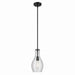 Kichler - 42456BKCS - One Light Pendant - Everly - Black