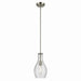 Kichler - 42456NI - One Light Pendant - Everly - Brushed Nickel