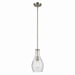 Kichler - 42456NICS - One Light Pendant - Everly - Brushed Nickel