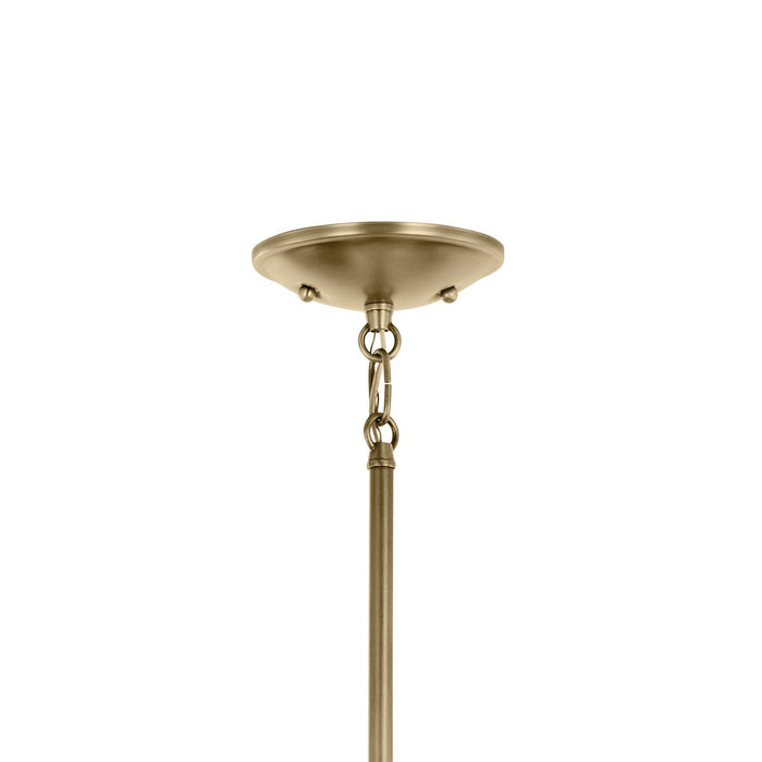 Kichler - 43670NBRCLR - Three Light Mini Chandelier - Shailene - Natural Brass