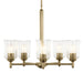 Kichler - 43671NBRCLR - Five Light Chandelier - Shailene - Natural Brass