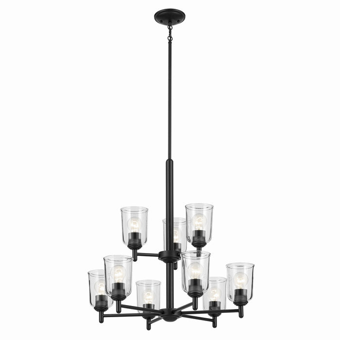 Kichler - 43672BKCLR - Nine Light Chandelier - Shailene - Black