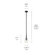 Kichler - 43674BKCLR - One Light Mini Pendant - Shailene - Black