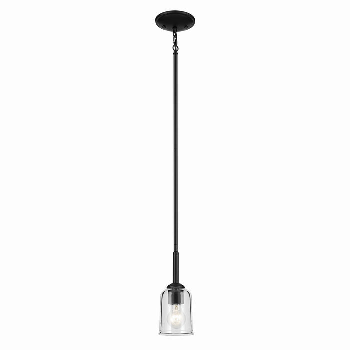 Kichler - 43674BKCLR - One Light Mini Pendant - Shailene - Black