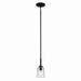 Kichler - 43674BKCLR - One Light Mini Pendant - Shailene - Black