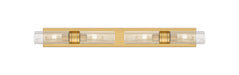 Innovations - 617S-4W-BB-G617-8SCL - Four Light Bath Vanity - Downtown Urban - Brushed Brass