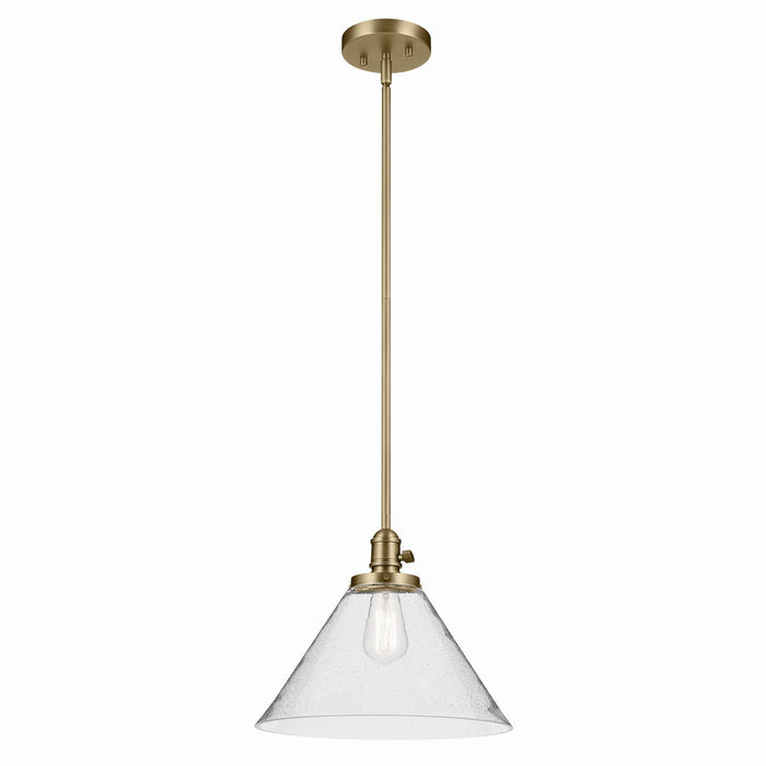 Kichler - 43905NBR - One Light Pendant - Avery - Natural Brass