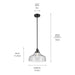 Kichler - 43906BK - One Light Pendant - Avery - Black