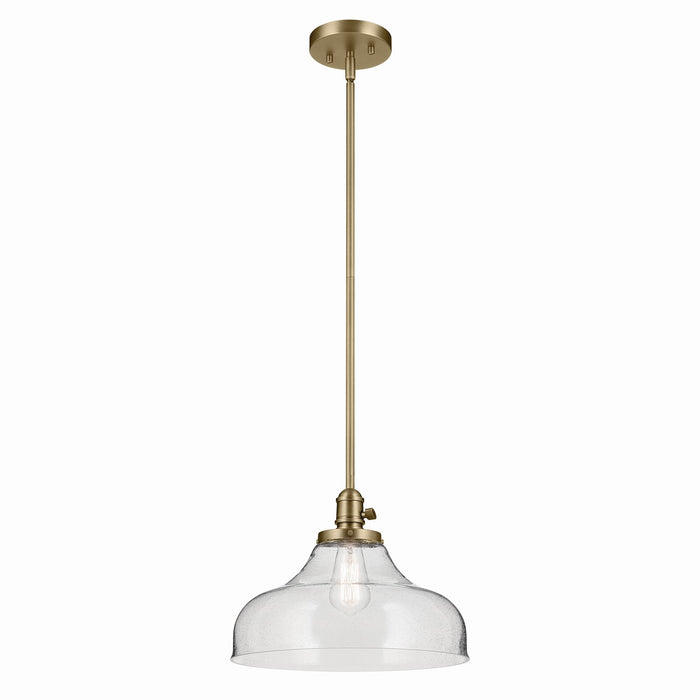 Kichler - 43906NBR - One Light Pendant - Avery - Natural Brass