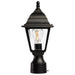 Nuvo Lighting - 60-548 - One Light Post Lantern - Briton - Textured Black