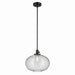 Kichler - 43911BK - One Light Pendant - Avery - Black