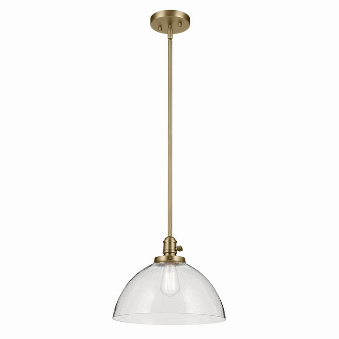 Kichler - 43912NBR - One Light Pendant - Avery - Natural Brass