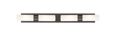 Innovations - 617S-4W-OB-G617-8SWH - Four Light Bath Vanity - Downtown Urban - Oil Rubbed Bronze