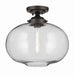 Kichler - 43913OZ - One Light Flush Mount - Avery - Olde Bronze