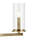 Kichler - 43999NBR - Five Light Chandelier - Crosby - Natural Brass