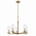 Kichler - 43999NBR - Five Light Chandelier - Crosby - Natural Brass