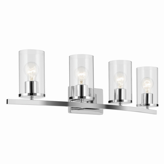 Kichler - 45498CHCLR - Four Light Vanity - Crosby - Chrome